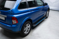 SsangYong Action 2005–2018 Maya Blue sidesteps (2 stuks, aluminium) foto 1