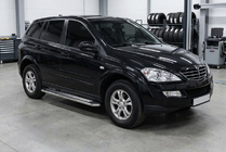 SsangYong Action 2005–2018 Zijtreden Maydos V2 (2 st., aluminium/RVS) foto 1