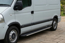 Renault Master 1998–2010 Side steps Maya V1 (2 stuks, aluminium) foto 1