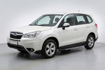 Subaru Forester 2013–2018 Bosphorus Grey zijsteps (set van 2, aluminium) foto 1