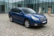 Subaru Outback 2009–2014 Maya Blue sidesteps (2 stuks, aluminium) foto 1