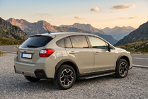 Subaru XV 2011–2017 Bosphorus Grey zijsteps (set van 2, aluminium) foto 1