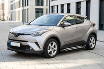 Toyota C-HR 2016–2023 Rainbow side steps (2 stuks, aluminium) foto 1