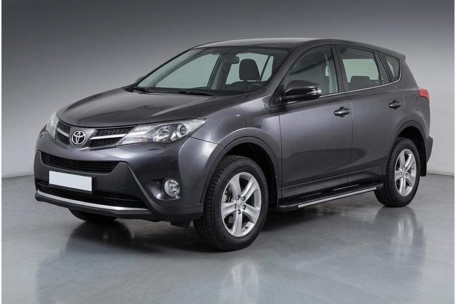 Toyota Rav 4 2013–2018 Bosphorus Grey zijsteps (set van 2, aluminium) Image