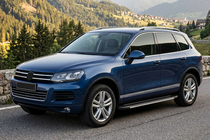Volkswagen Touareg 2010–2018 Bosphorus Grey zijsteps (set van 2, aluminium) foto 1