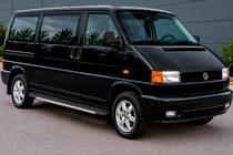 Volkswagen T4 Transporter 1990–2003 Bosphorus Grey zijsteps (set van 2, aluminium) foto 1