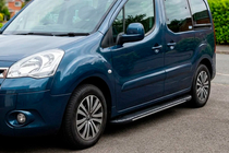 Peugeot Partner Tepee 2008–2018 Bosphorus Grey zijsteps (set van 2, aluminium) foto 1