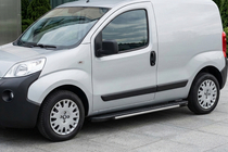 Peugeot Bipper 2008–2017 Bosphorus Grey zijsteps (set van 2, aluminium) foto 1