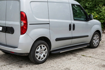Opel Combo 2012–2018 Bosphorus Grey zijsteps (set van 2, aluminium) foto 1