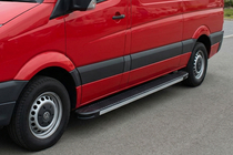 Volkswagen Crafter 2016– Side steps Maya V1 (2 stuks, aluminium) Middellange wielbasis foto 1