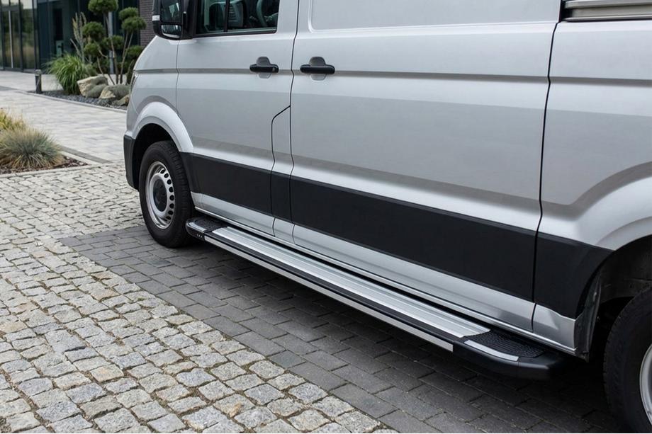 Man TGE 2017– Rainbow side steps (2 stuks, aluminium) Lang/Extra lang Image