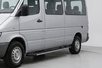 Volkswagen LT 1995–2006 Bosphorus Grey zijsteps (set van 2, aluminium) foto 1