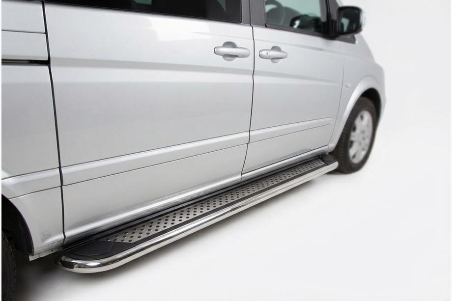 Mercedes Viano 2004–2014 Maydos V2 zijtreden (set van 2, aluminium) Korte/Middellange wielbasis Image