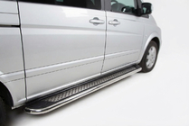 Mercedes Vito/V-klasse W447 2014– Maydos V2 zijtreden (set van 2, aluminium) Korte en middellange wielbasis foto 1