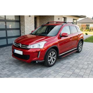 Side steps Maya Red (2 stuks, aluminium) Citroen C-4 Aircross 2012–2017 foto 1
