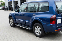 Mitsubishi Pajero Wagon III 1999–2006 Side steps Maya V1 (2 stuks, aluminium) foto 1
