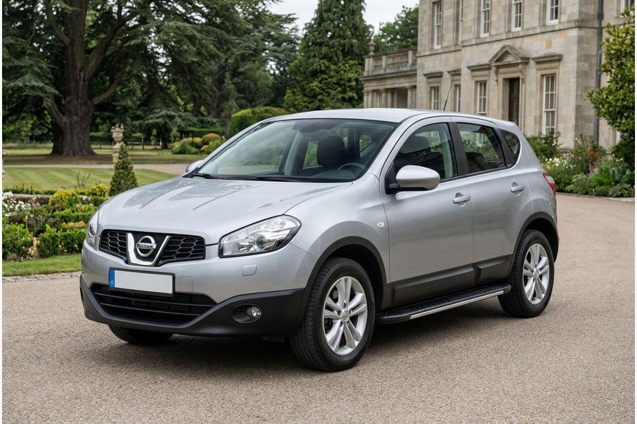 Nissan Qashqai 2010–2014 Bosphorus Grey zijsteps (set van 2, aluminium) Image