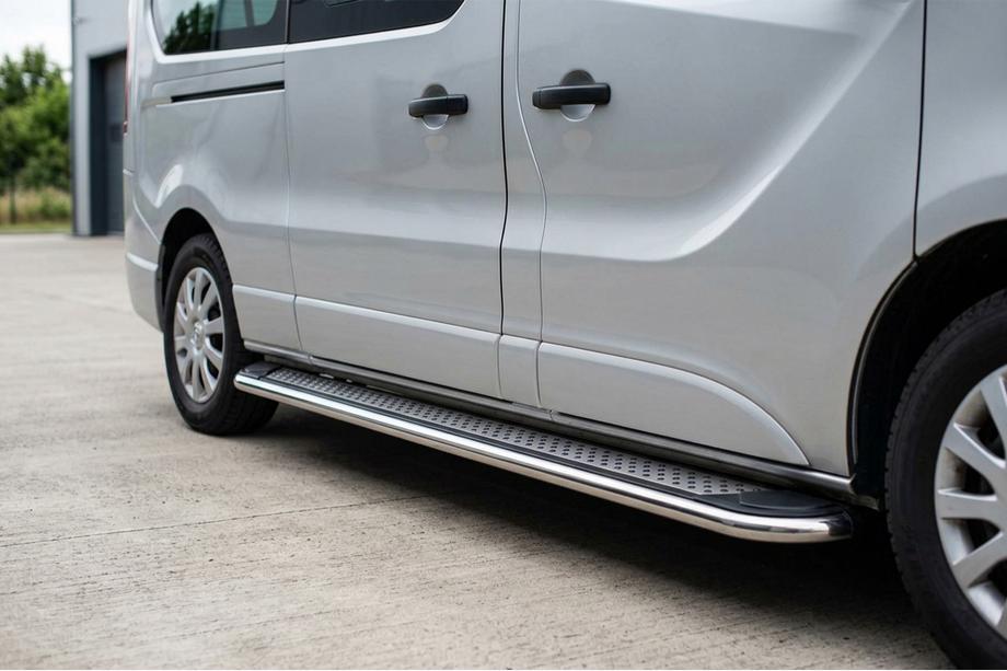 Renault Trafic 2001–2015 Maydos V2 zijtreden (set van 2, aluminium) Image