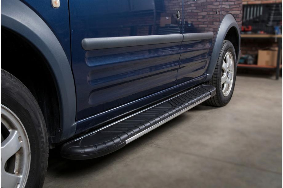 Ford Connect 2006–2009 Bosphorus Grey zijsteps (set van 2, aluminium) Image