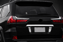 Lexus LX570/450d 2008–2022 Onderste spoiler V1 (2016-2023) Witte kleur foto 3