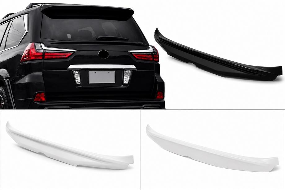 Lexus LX570/450d 2008–2022 Onderste spoiler V1 (2016-2023) Witte kleur Image