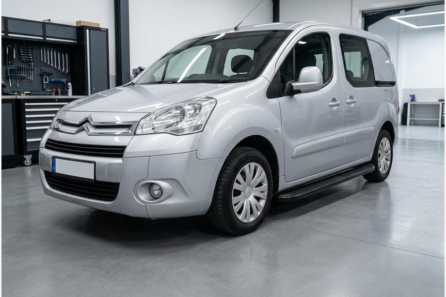 Citroen Berlingo 2008–2018 Side steps Tayga Black (2 stuks, aluminium) Image