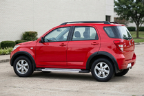Daihatsu Terios 2006–2017 Side steps New Vision Grey (2 stuks, aluminium) foto 1