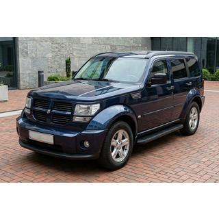 Side steps Tayga Black (2 stuks, aluminium) Dodge Nitro 2006–2011 foto 1