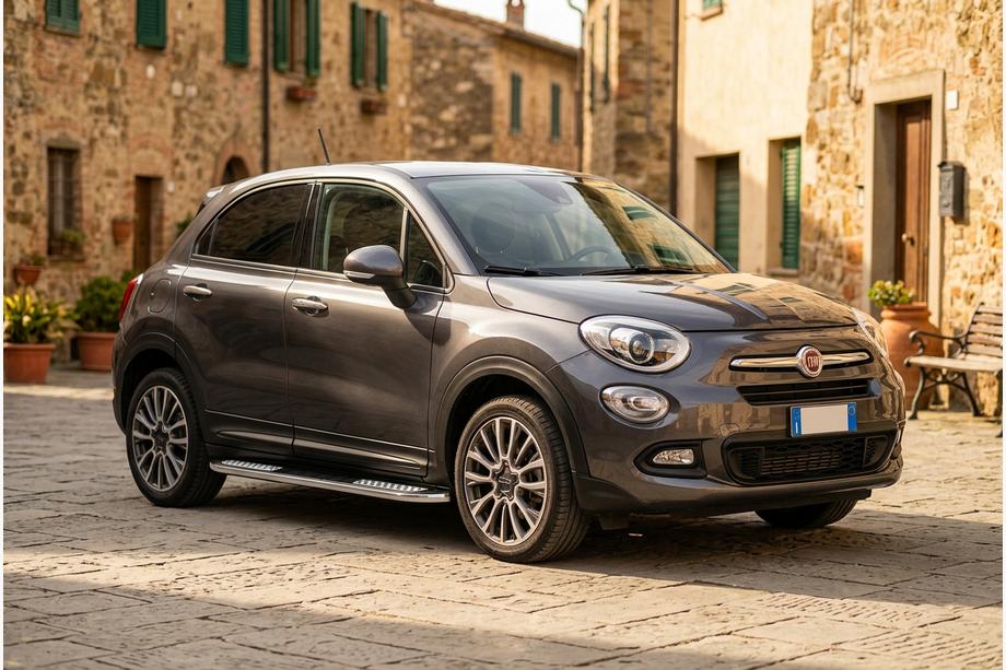 Fiat 500X 2014–2024 Tayga V2 side steps (2 stuks, aluminium) Image