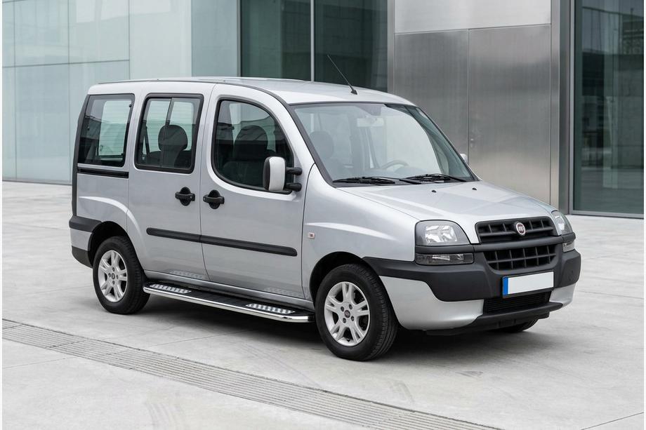 Fiat Doblo I 2001–2005 Tayga V2 side steps (2 stuks, aluminium) Image