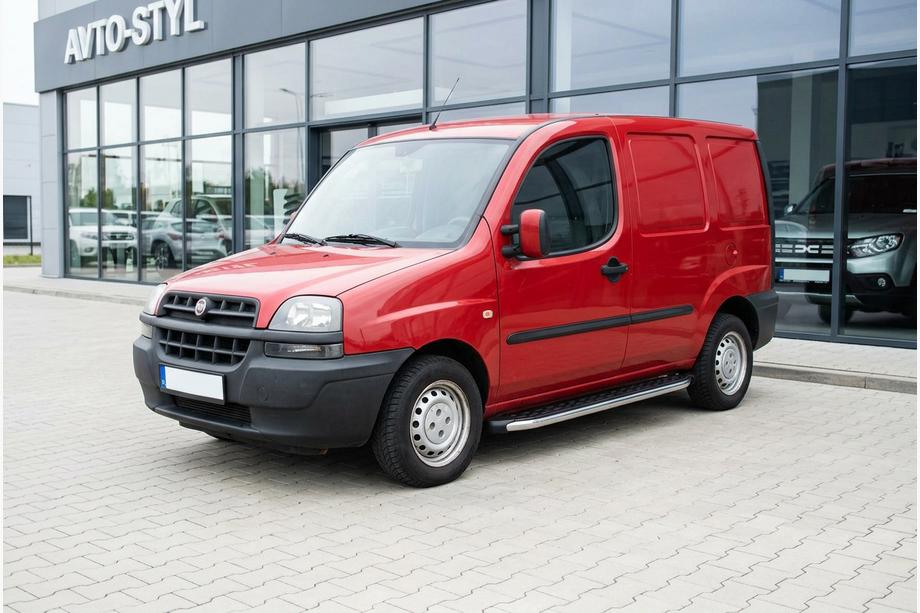 Fiat Doblo I 2001–2005 BlackLine zijsteps (2 stuks, aluminium) Image