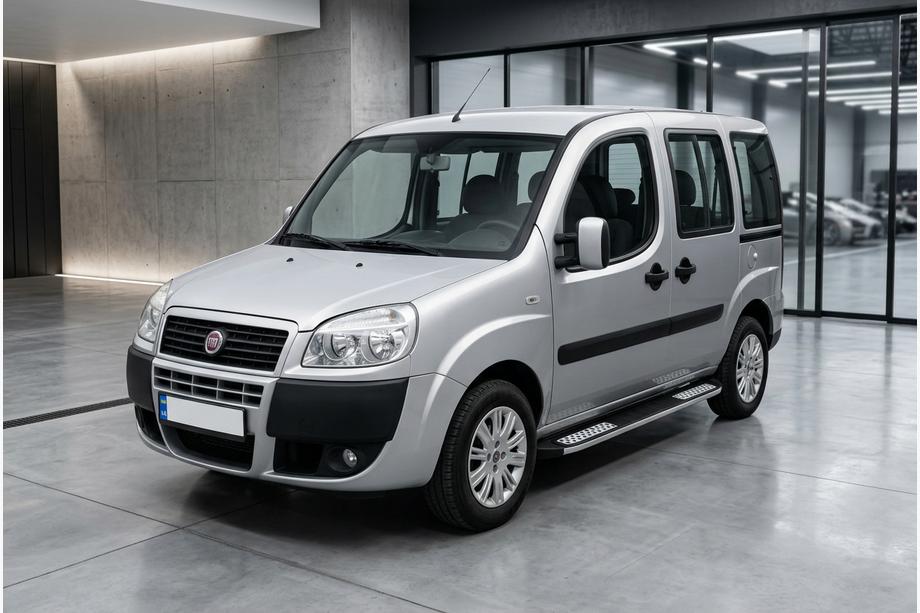 Fiat Doblo I 2005–2010 Tayga V2 side steps (2 stuks, aluminium) Image