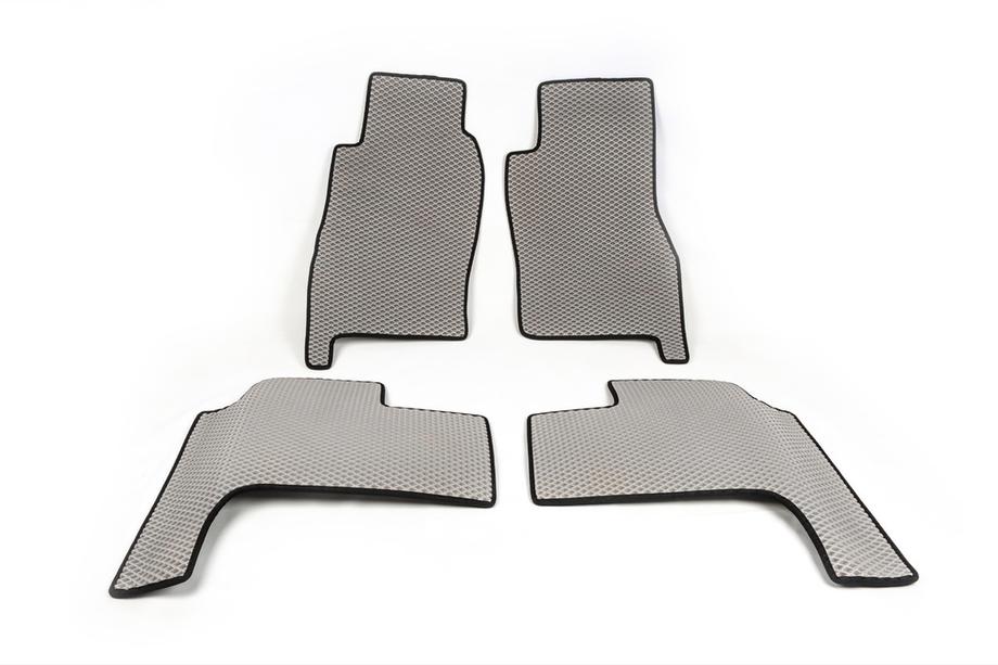 Nissan Patrol Y61 1997–2011 EVA automatten (grijs) Korte set, 4 stuks (voor en achter) Foto 3