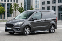 Ford Courier 2014–2023 Side steps New Vision Grey (2 stuks, aluminium) foto 1