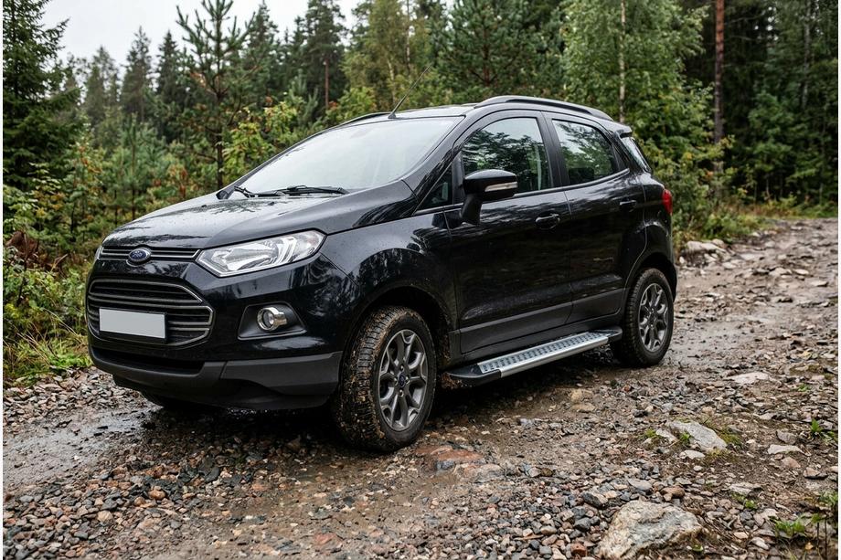 Ford EcoSport 2013–2022 Side steps New Vision Grey (2 stuks, aluminium) Foto 1