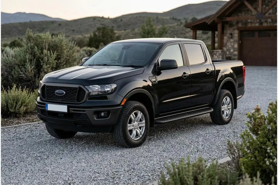 Ford Ranger 2011–2022 Side steps Tayga Black (2 stuks, aluminium) Image