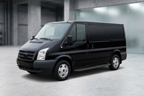 Ford Transit 2000–2014 Side steps Tayga Black (2 stuks, aluminium) foto 1