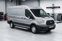 Ford Transit 2014– Side steps New Vision Grey (2 stuks, aluminium) foto 1