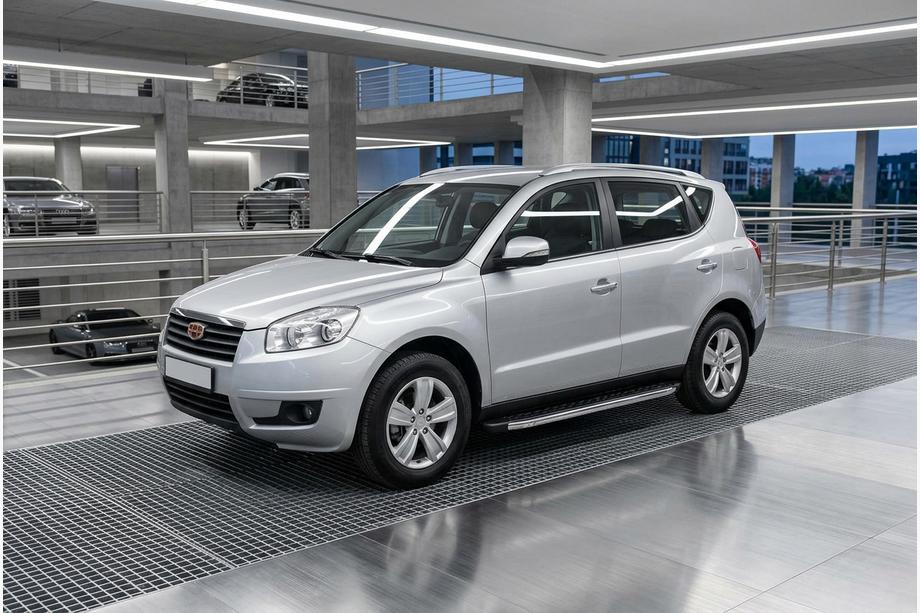 Geely Emgrand X7 2011– BlackLine zijsteps (2 stuks, aluminium) Image