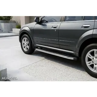 BlackLine zijsteps (2 stuks, aluminium) GreatWall Haval/Hover H3 2005–2013 foto 1