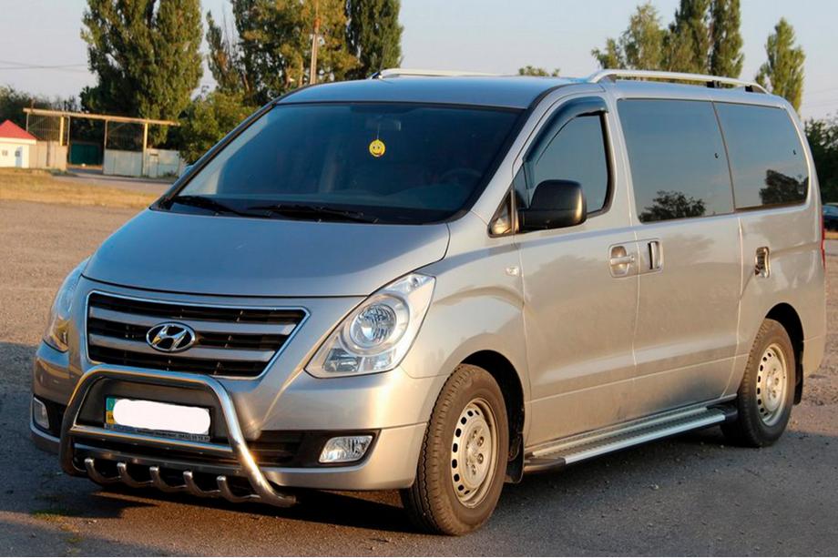 Hyundai H300, H1, Starex 2008–2020 Zijsteps Line (2 stuks, aluminium) Image