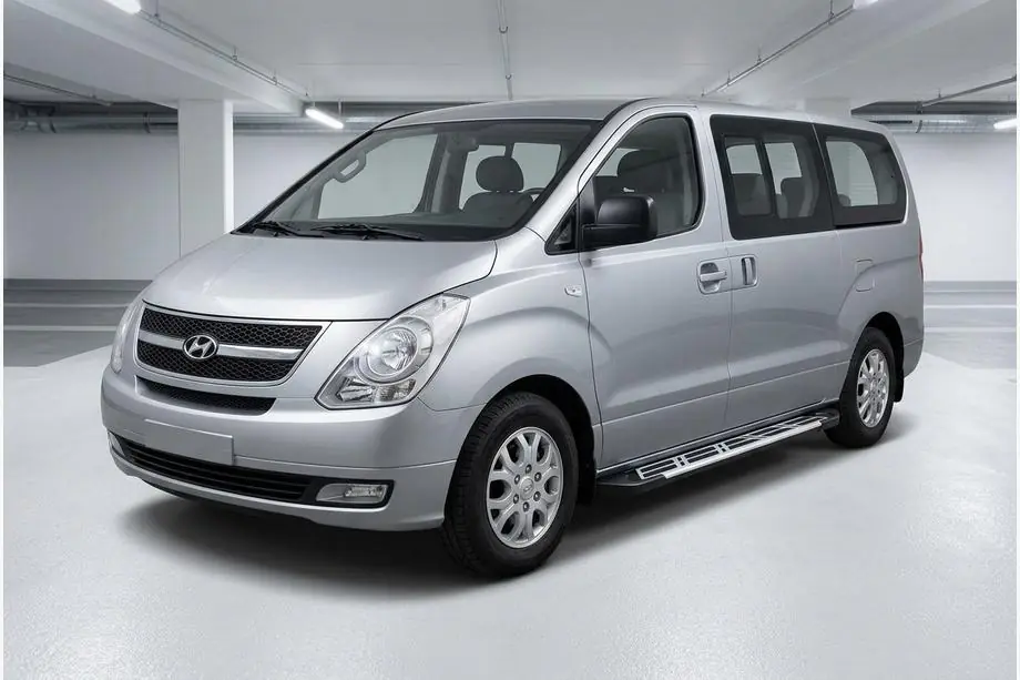 Hyundai H300, H1, Starex 2008–2020 Sunrise sidesteps (2 st., aluminium) Image