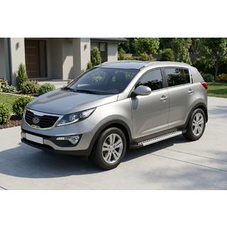 Side steps New Vision Grey (2 stuks, aluminium) Kia Sportage 2010–2015 foto 1