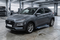 Hyundai Kona 2017–2023 RedLine Black zijtreden (2 st., aluminium) foto 1