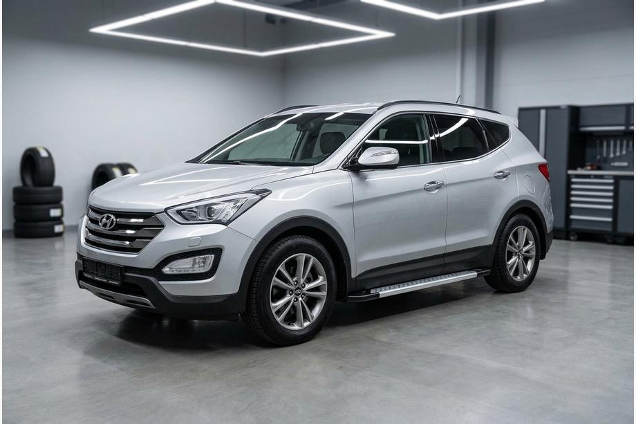 Hyundai Santa Fe 3 2012–2018 Side steps New Vision Grey (2 stuks, aluminium) Image