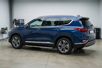 Hyundai Santa Fe 4 2018–2023 BlackLine zijsteps (2 stuks, aluminium) foto 1