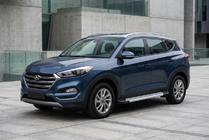 Hyundai Tucson TL 2016–2021 Side steps New Vision Grey (2 stuks, aluminium) foto 1