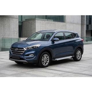 Side steps New Vision Grey (2 stuks, aluminium) Hyundai Tucson TL 2016–2021 foto 1