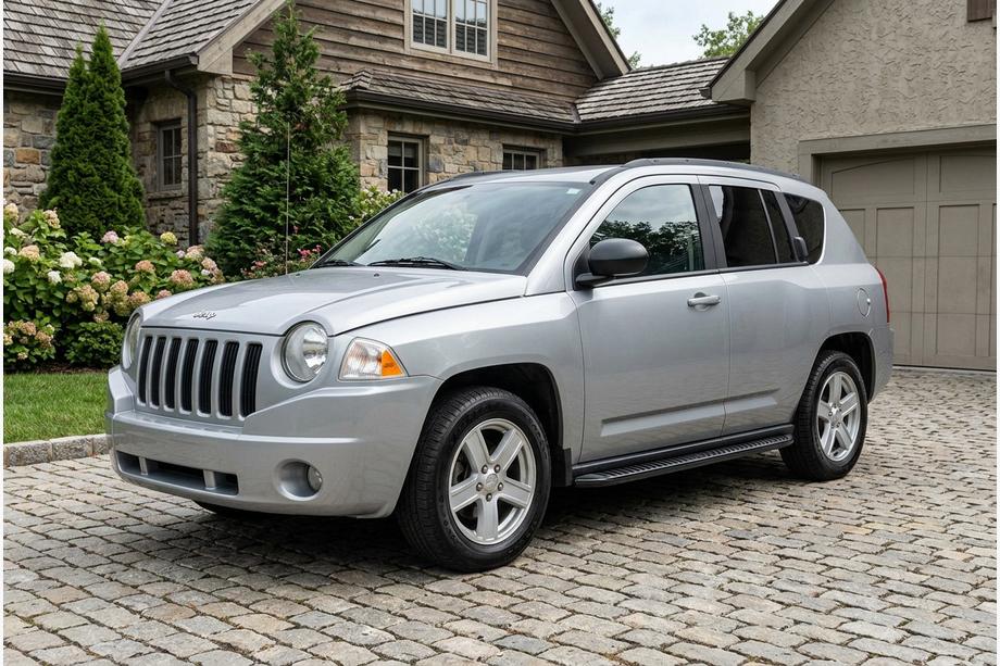 Jeep Compass 2006–2016 Side steps Tayga Black (2 stuks, aluminium) Image