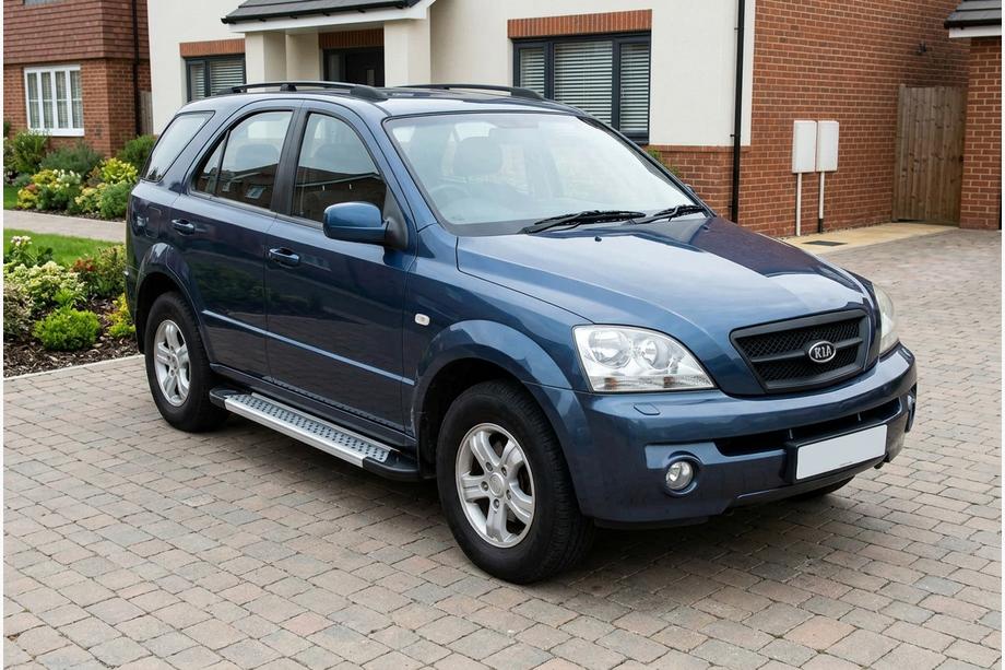 Kia Sorento I BL 2002–2009 Side steps New Vision Grey (2 stuks, aluminium) Foto 1